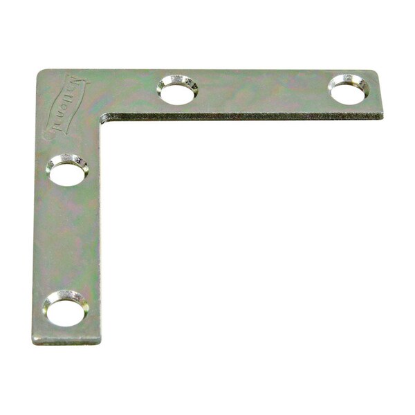 National Hardware 2 in. H X 0.375 in. W X 0.07 in. D Zinc-Plated Steel Outside Corner Brace N113-845 - main